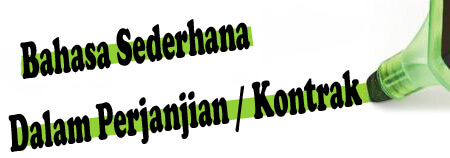 Perjanjian / Kontrak dalam Bahasa yang Sederhana_1